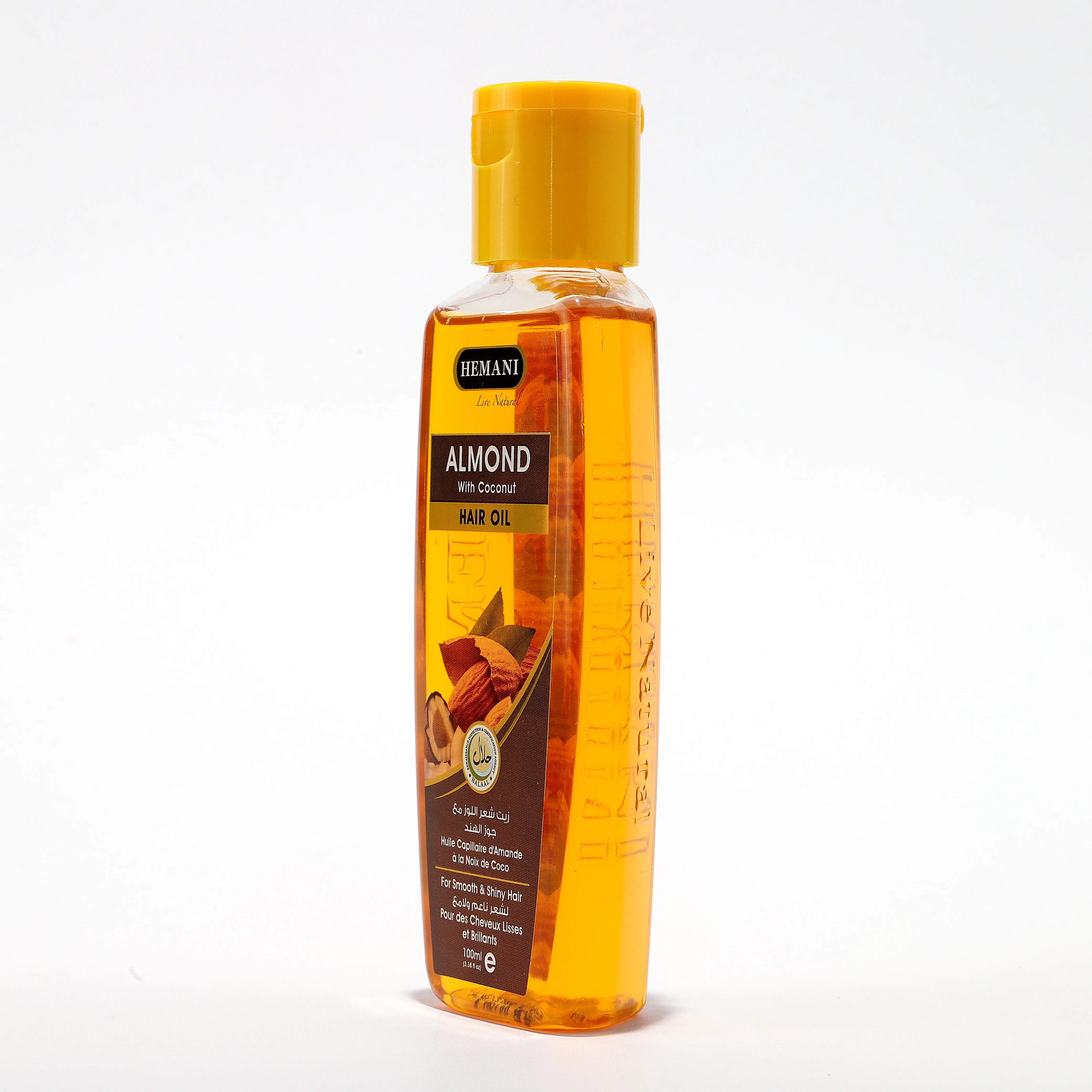 Almond Herbal Hair Oil 100ml - Image 3