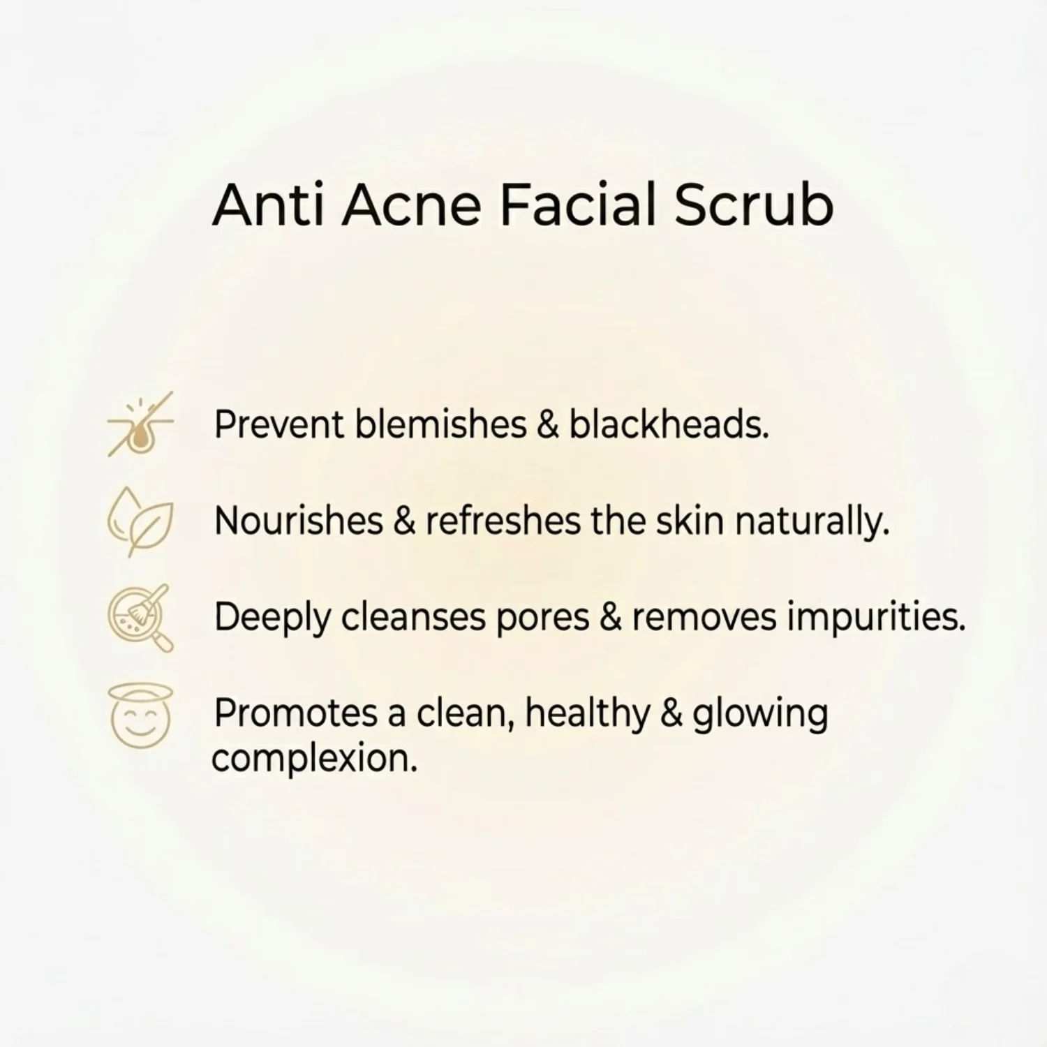 Anti Acne Facial Scrub with Avocado and Grapefruit - Image 3