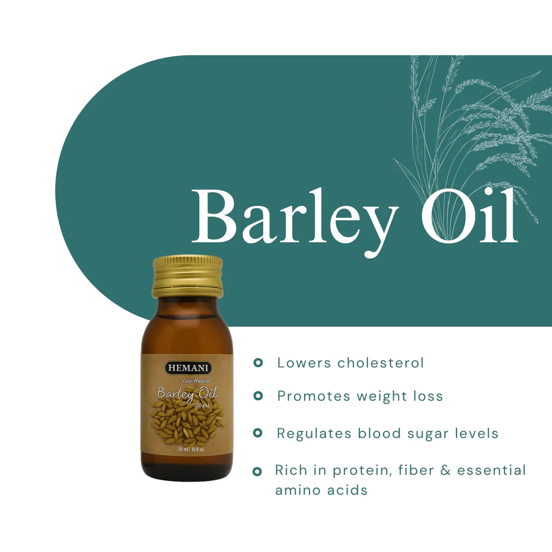 Barley Herbal Oil 30ml - Image 3