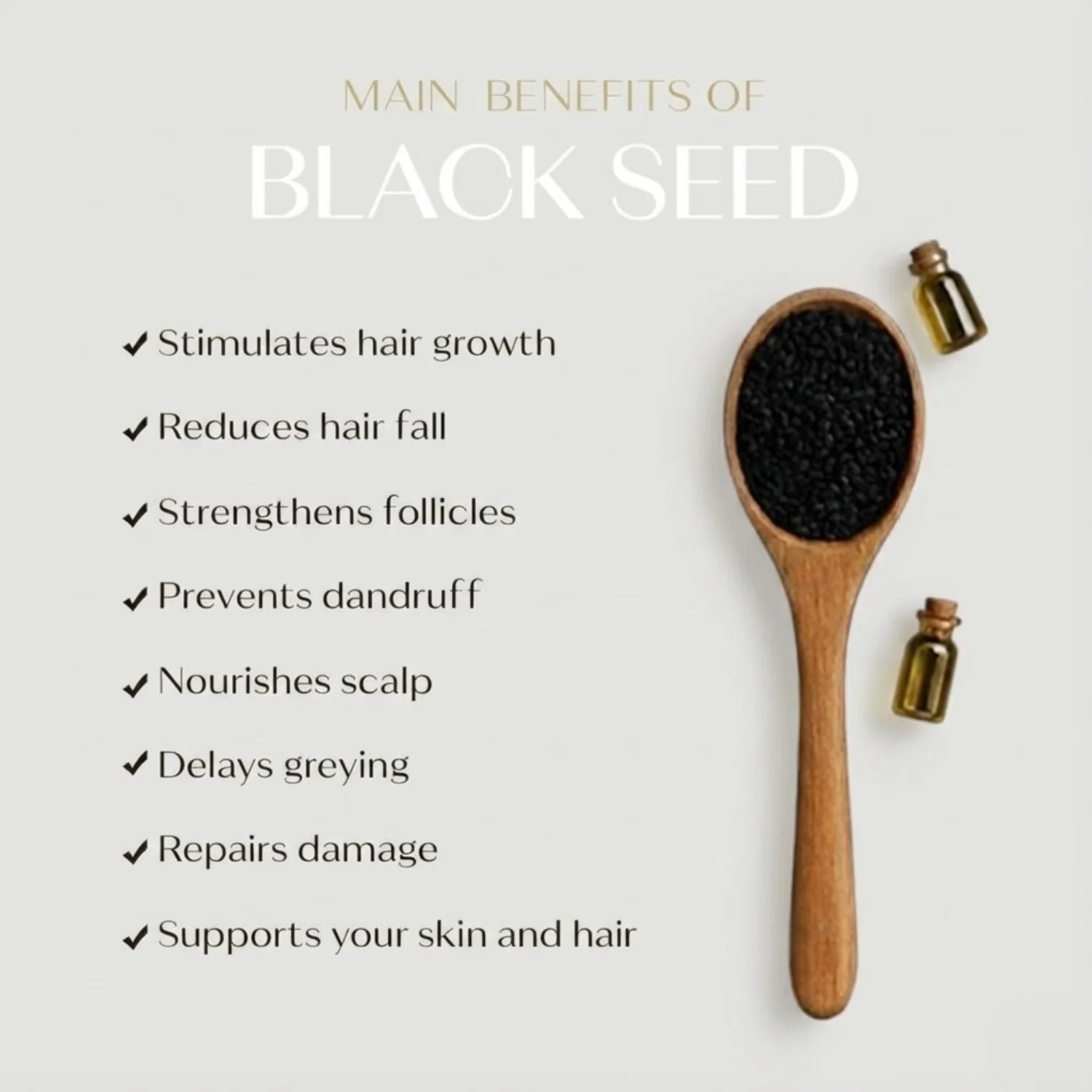 Black Seed Herbal Hair Oil 200ml - Image 3