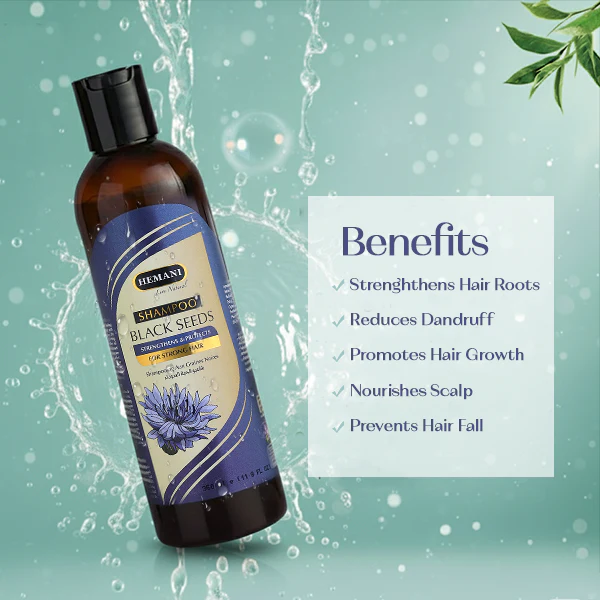 Black Seeds Shampoo 350ml - Image 3