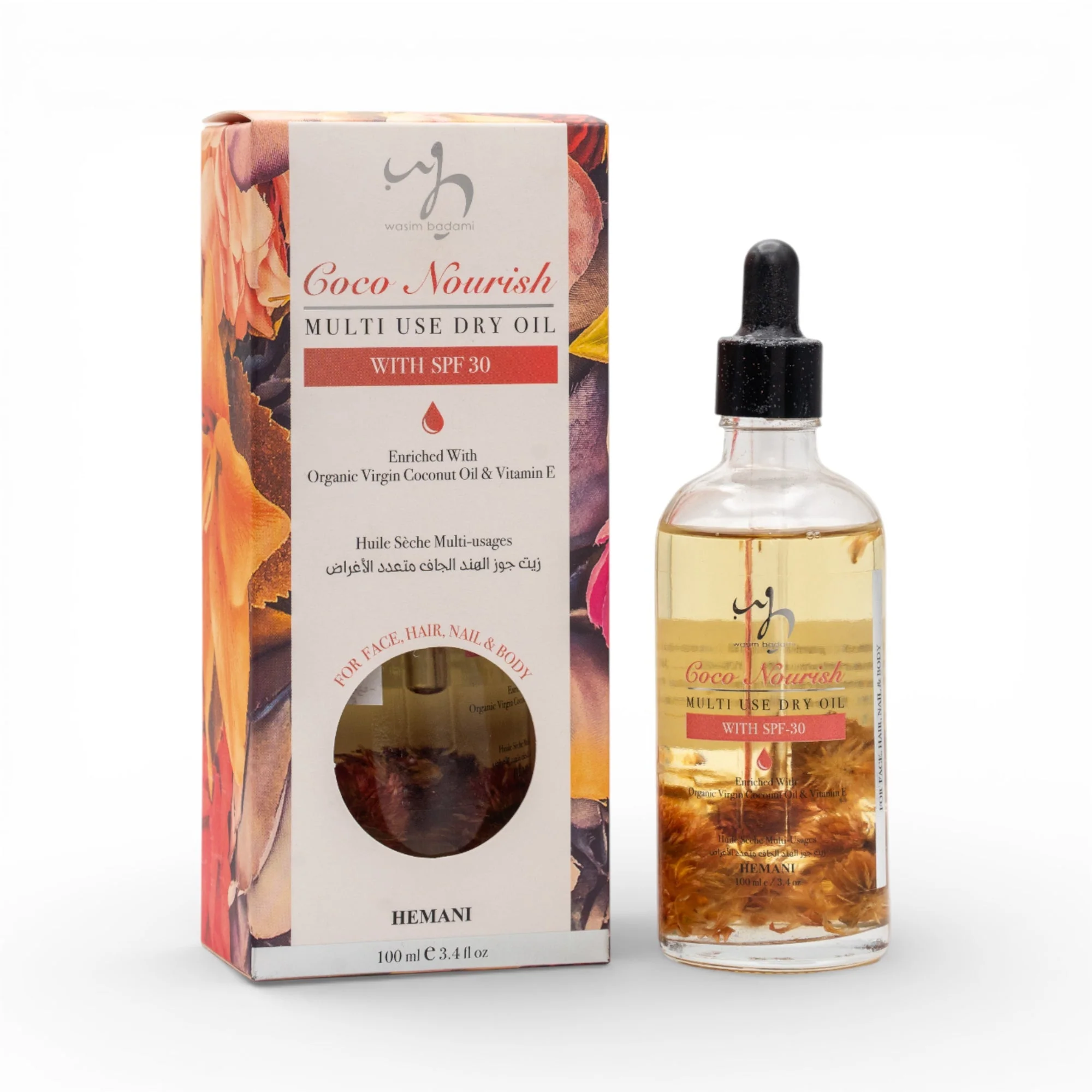 Coco Nourish Multi-Purpose Dry Oil with SPF 30 & Vitamin E
