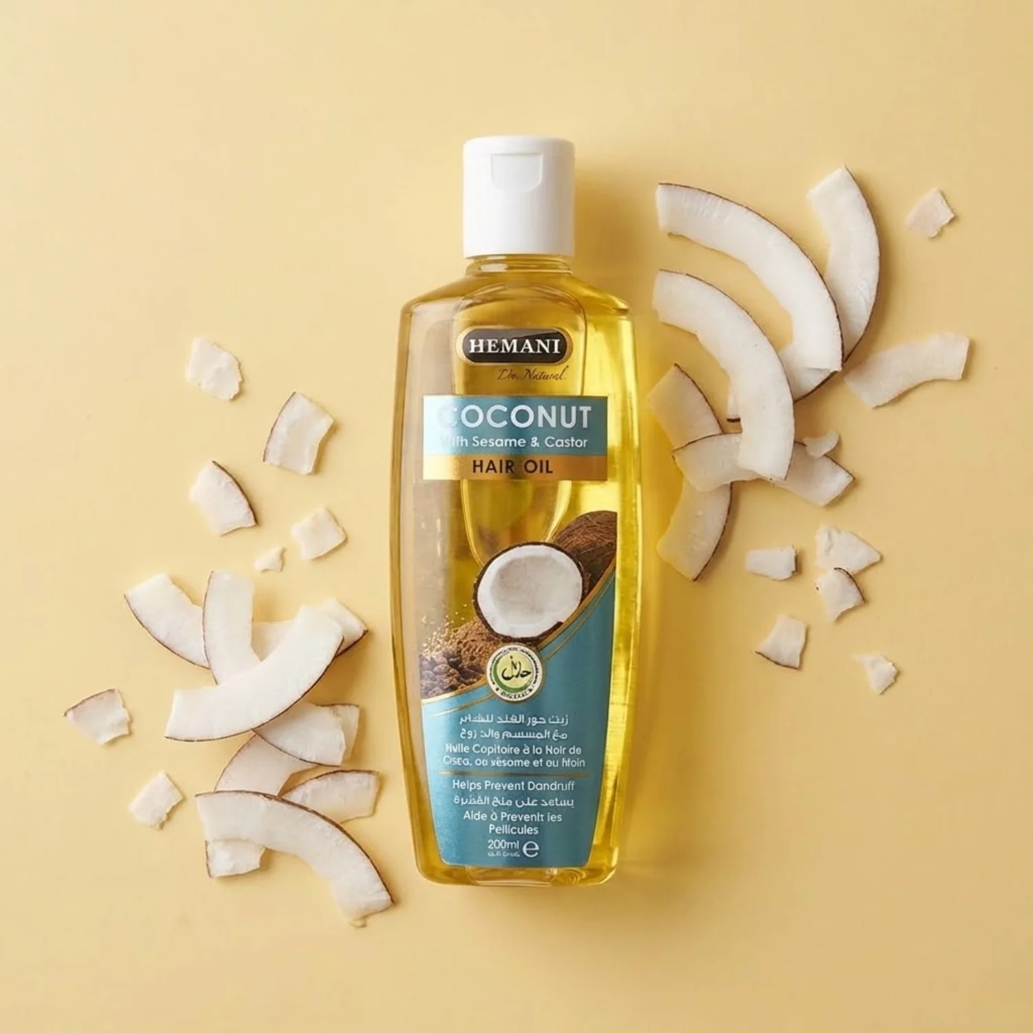 Coconut Herbal Hair Oil 200ml - Image 2