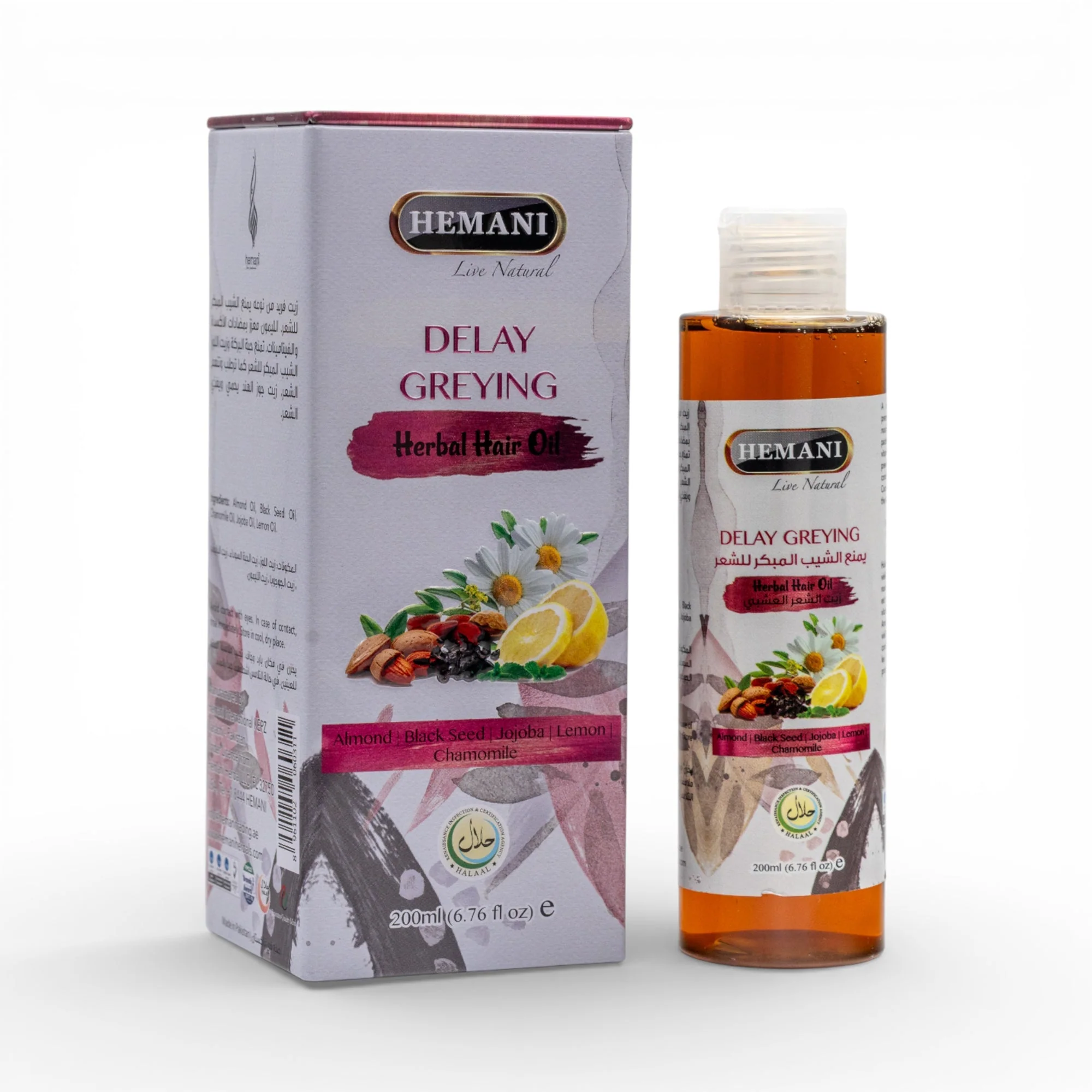 Delay Greying Herbal Hair Oil 200ml