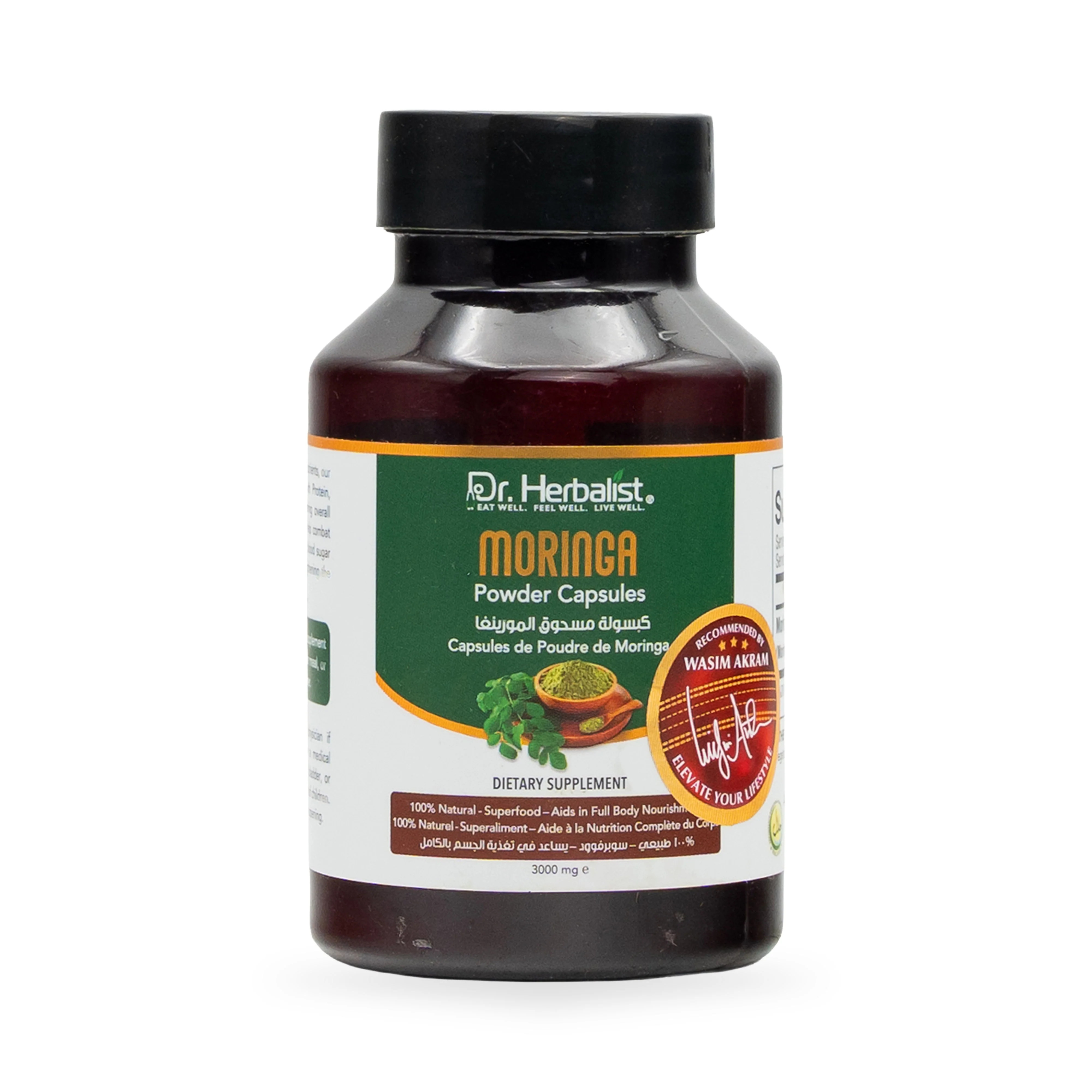 Dr. Herbalist Moringa Powder Capsules 3000mg - Image 3
