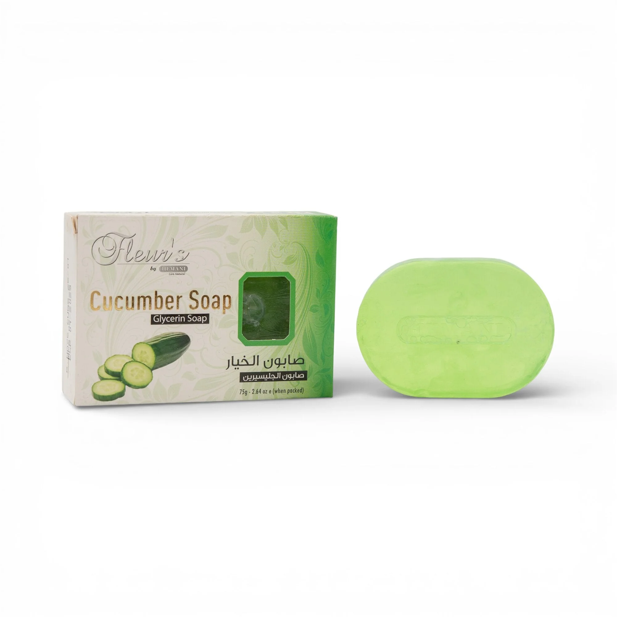 Fleurs Transparent Soap - Cucumber 75g