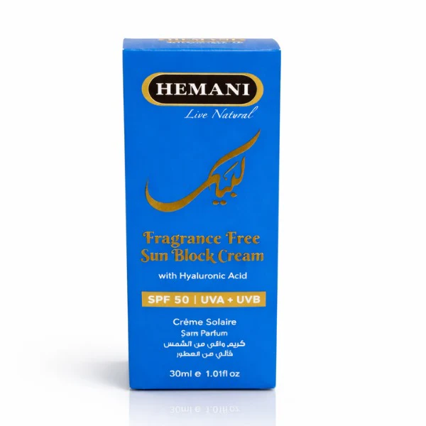Fragrance Free Sun Block Cream (SPF 50) 30ml - Image 3
