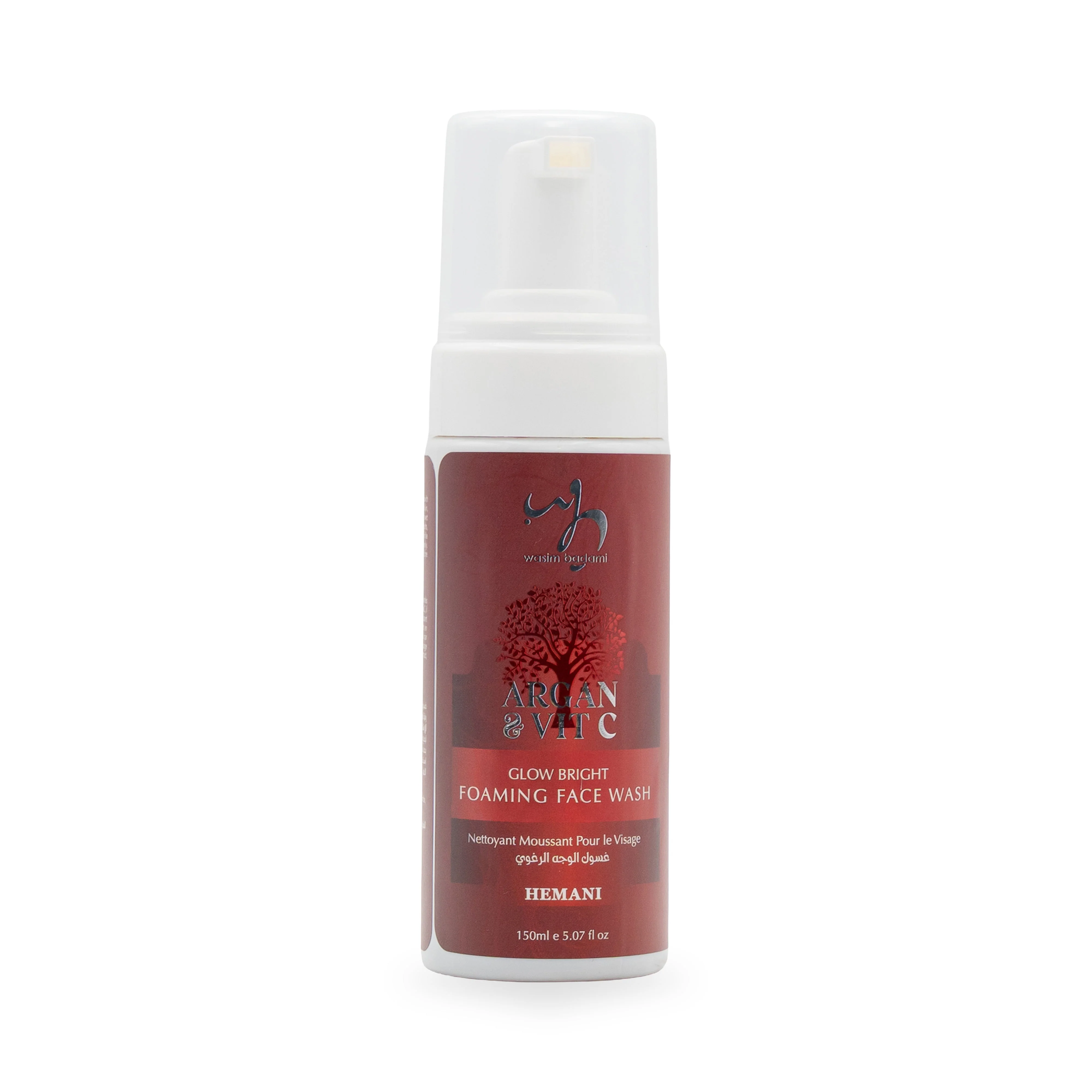 Glow Bright Foaming Face Wash with Argan & Vitamin C 150ml