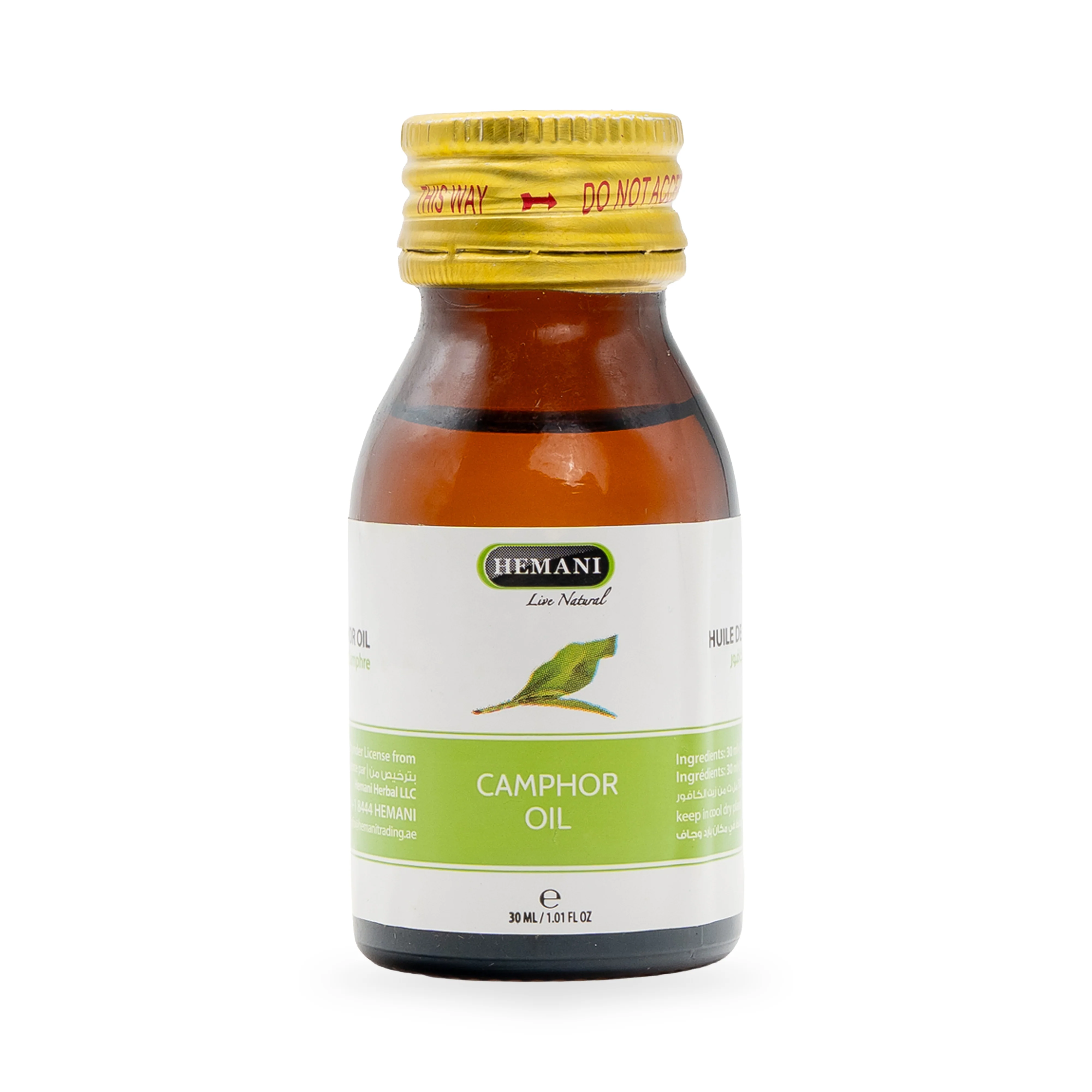 Herbal Oil 10ml - Camphor - Image 2