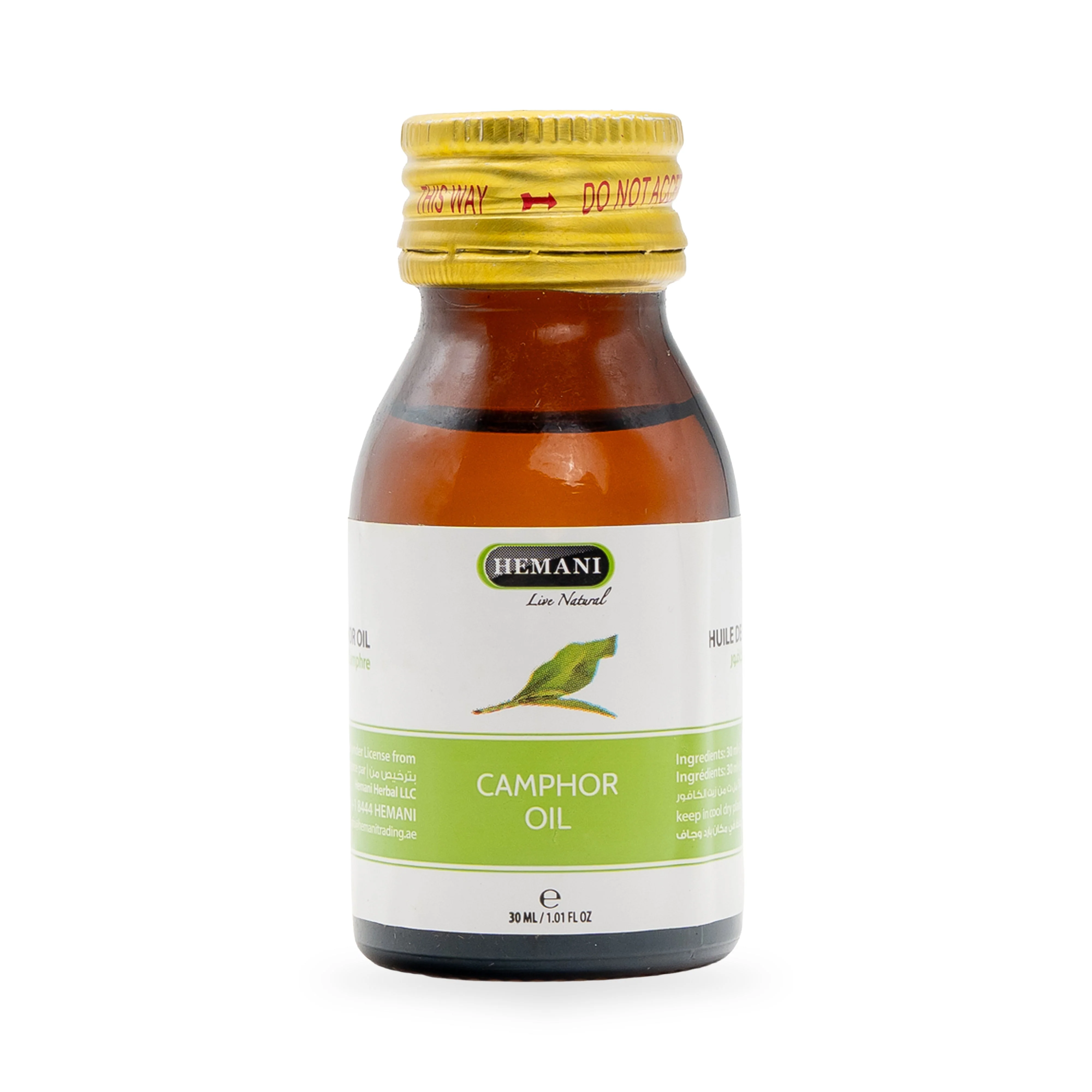 Herbal Oil 30ml - Camphor - Image 3