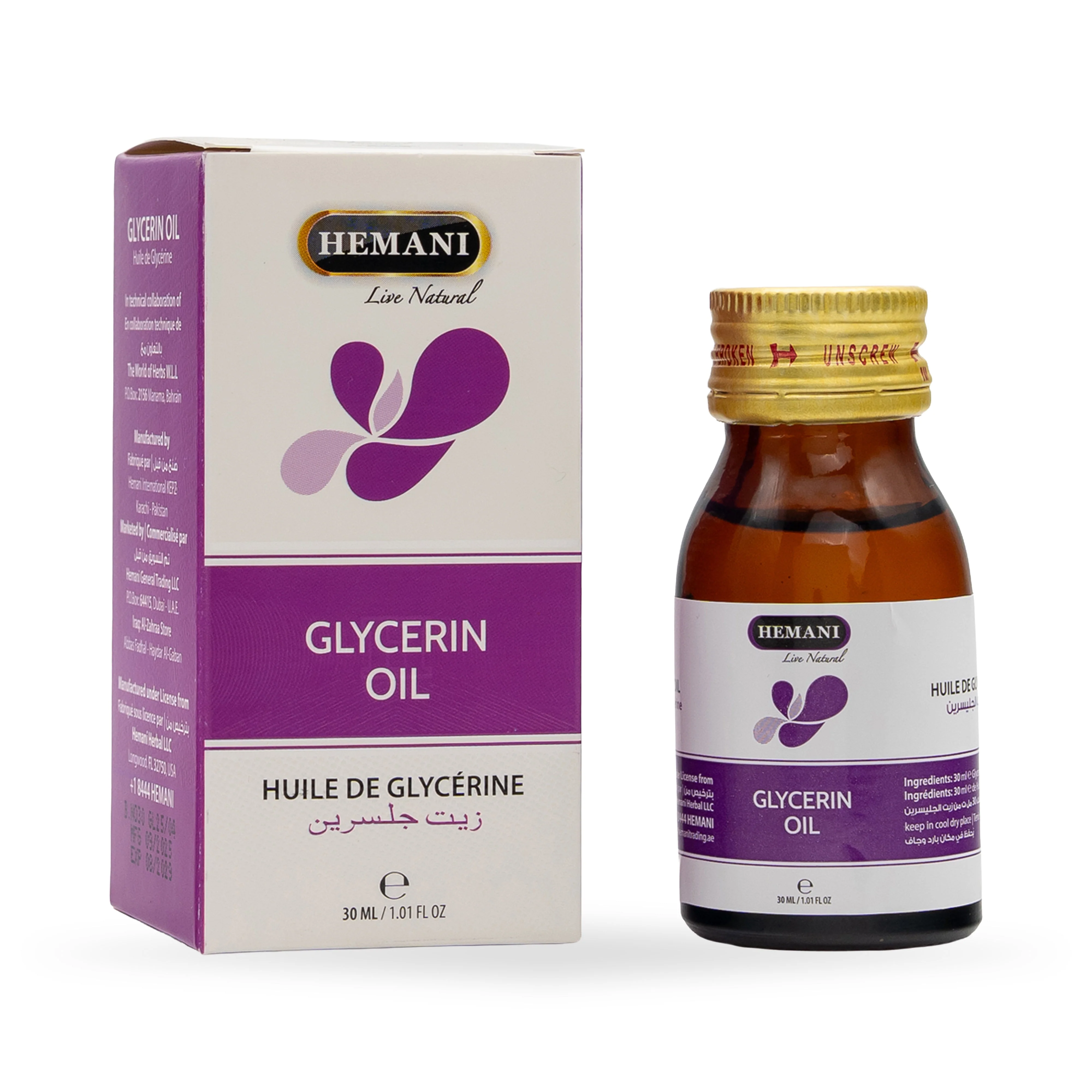 Herbal Oil 30ml - Glycerin