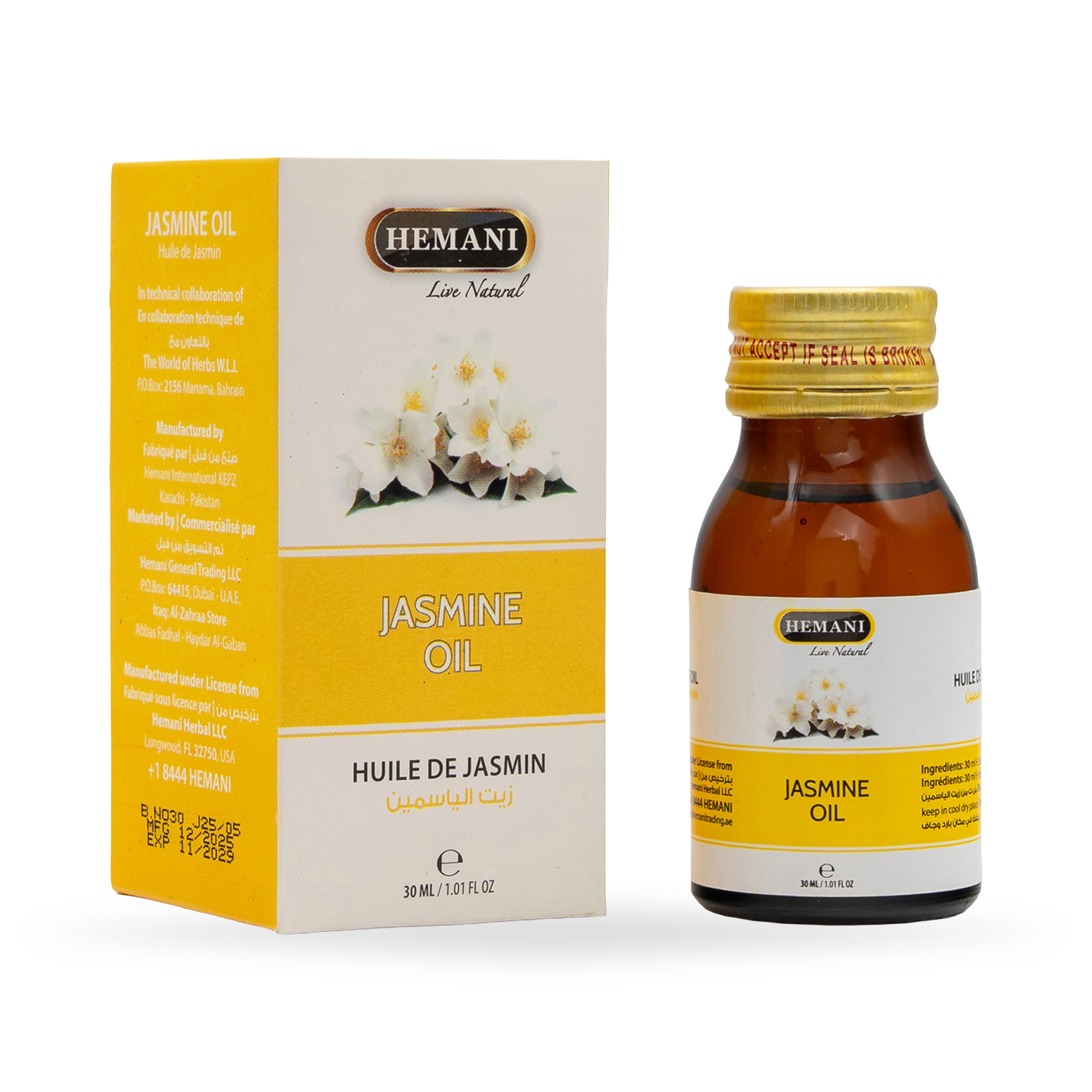 Herbal Oil 30ml - Jasmine