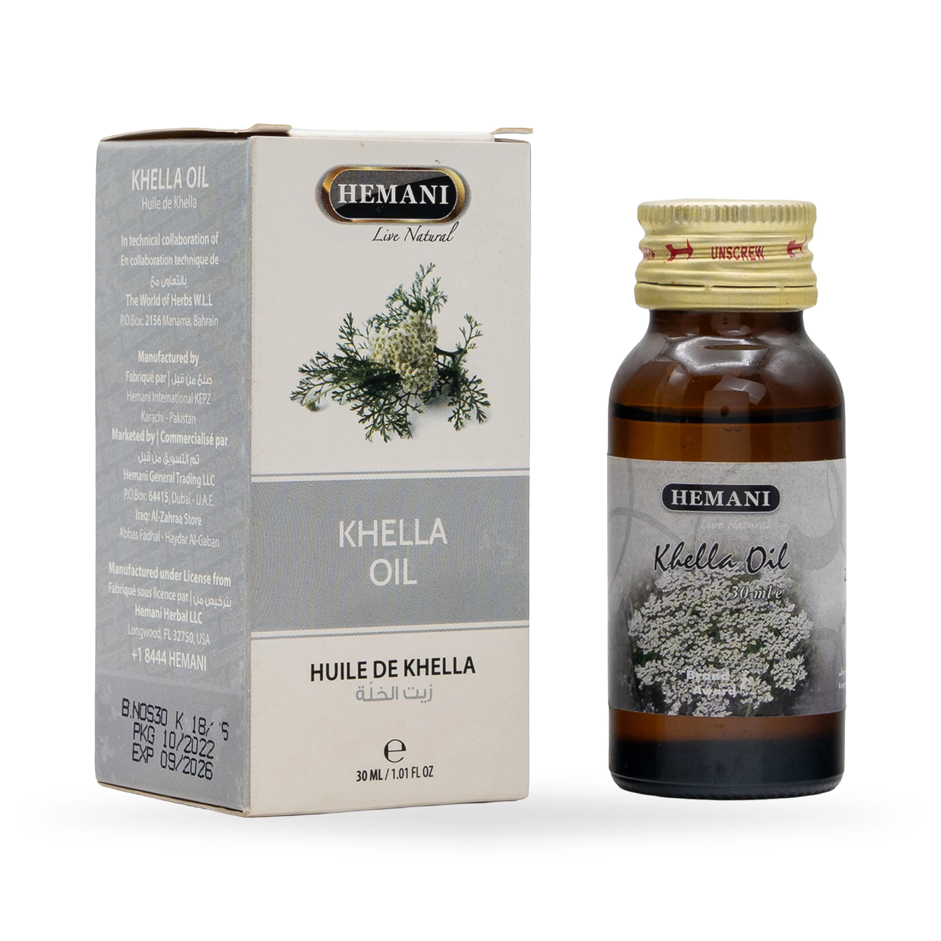 Herbal Oil 30ml - Khella