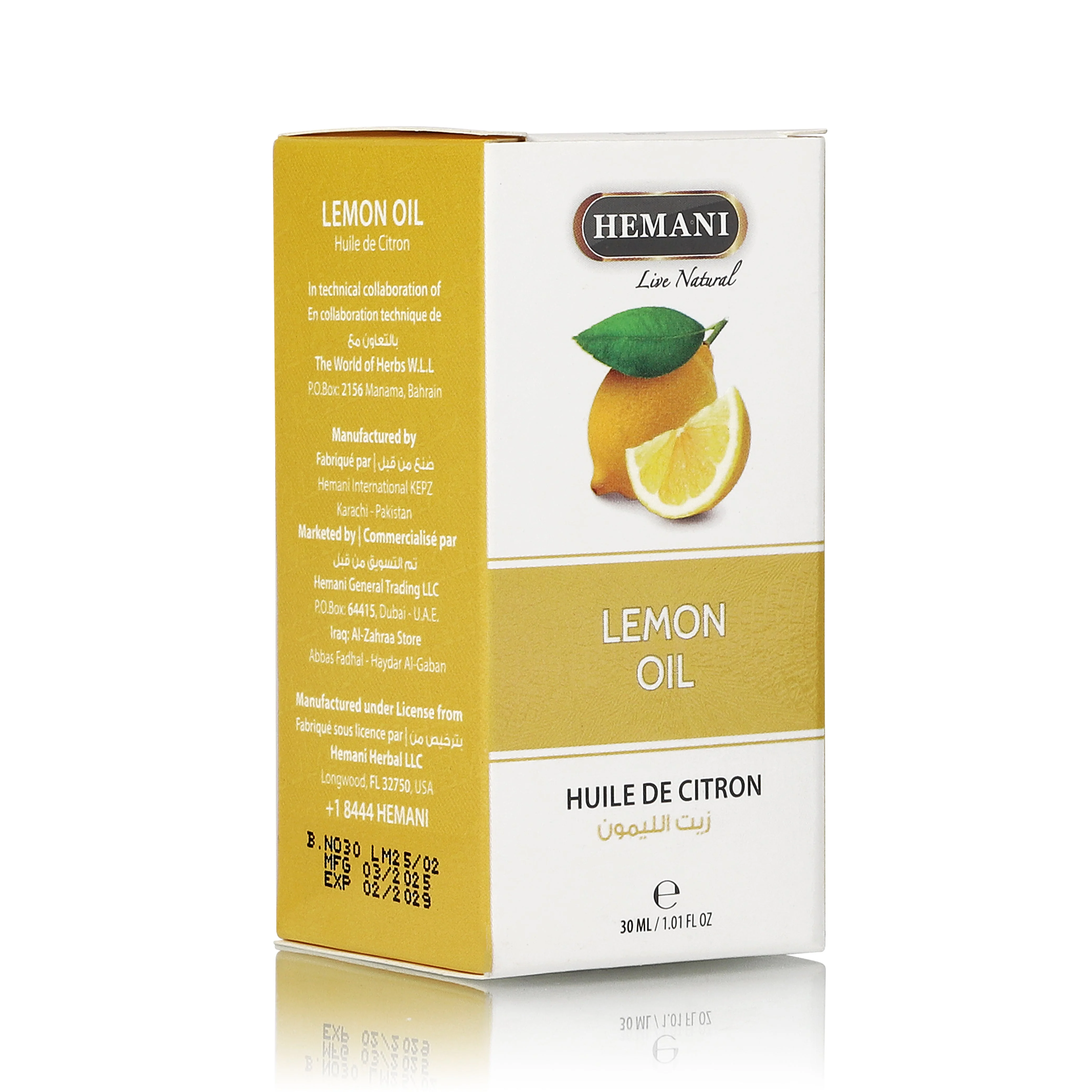 Herbal Oil 30ml - Lemon - Image 3