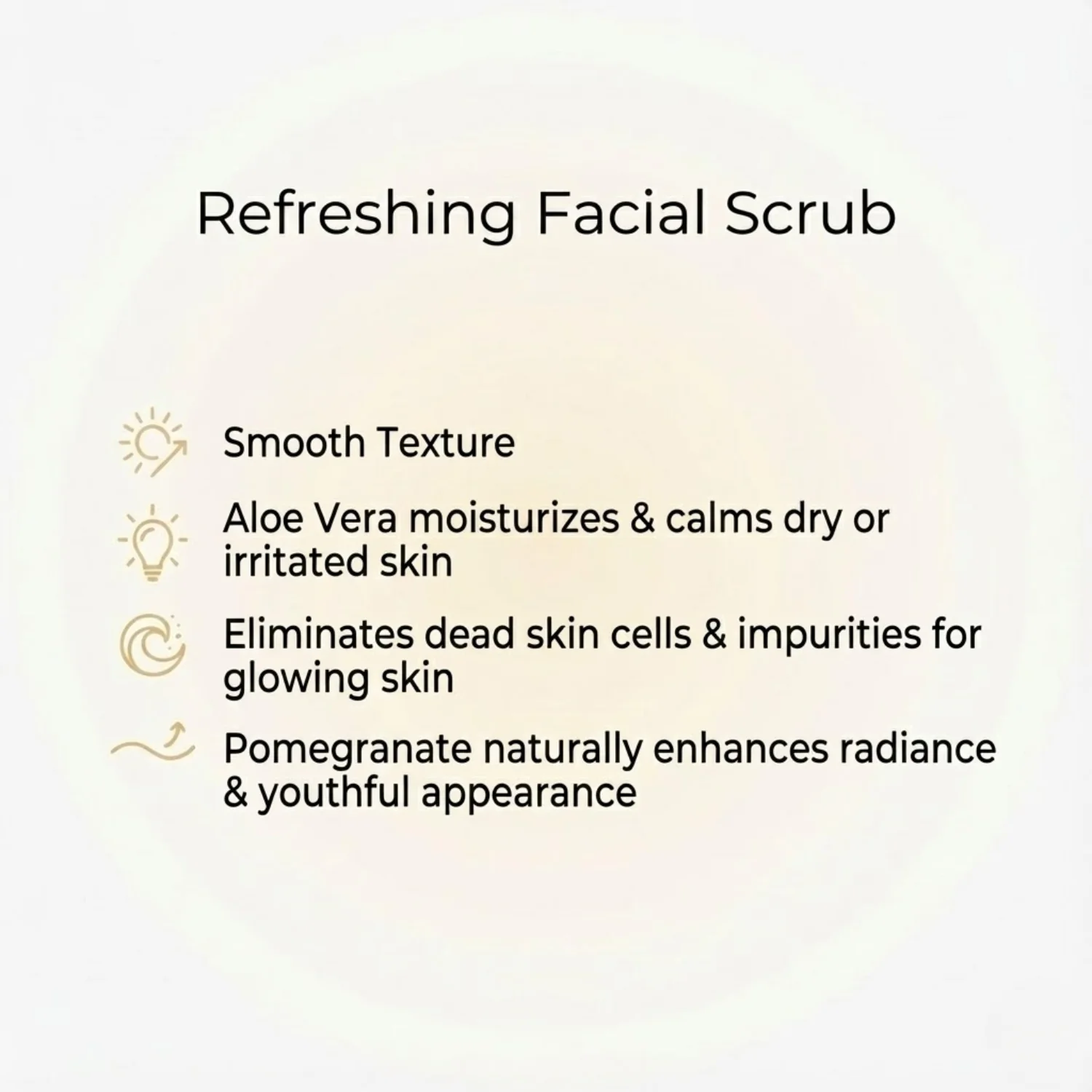 Refreshing Facial Scrub with Pomegranate and Aloe Vera - Image 3