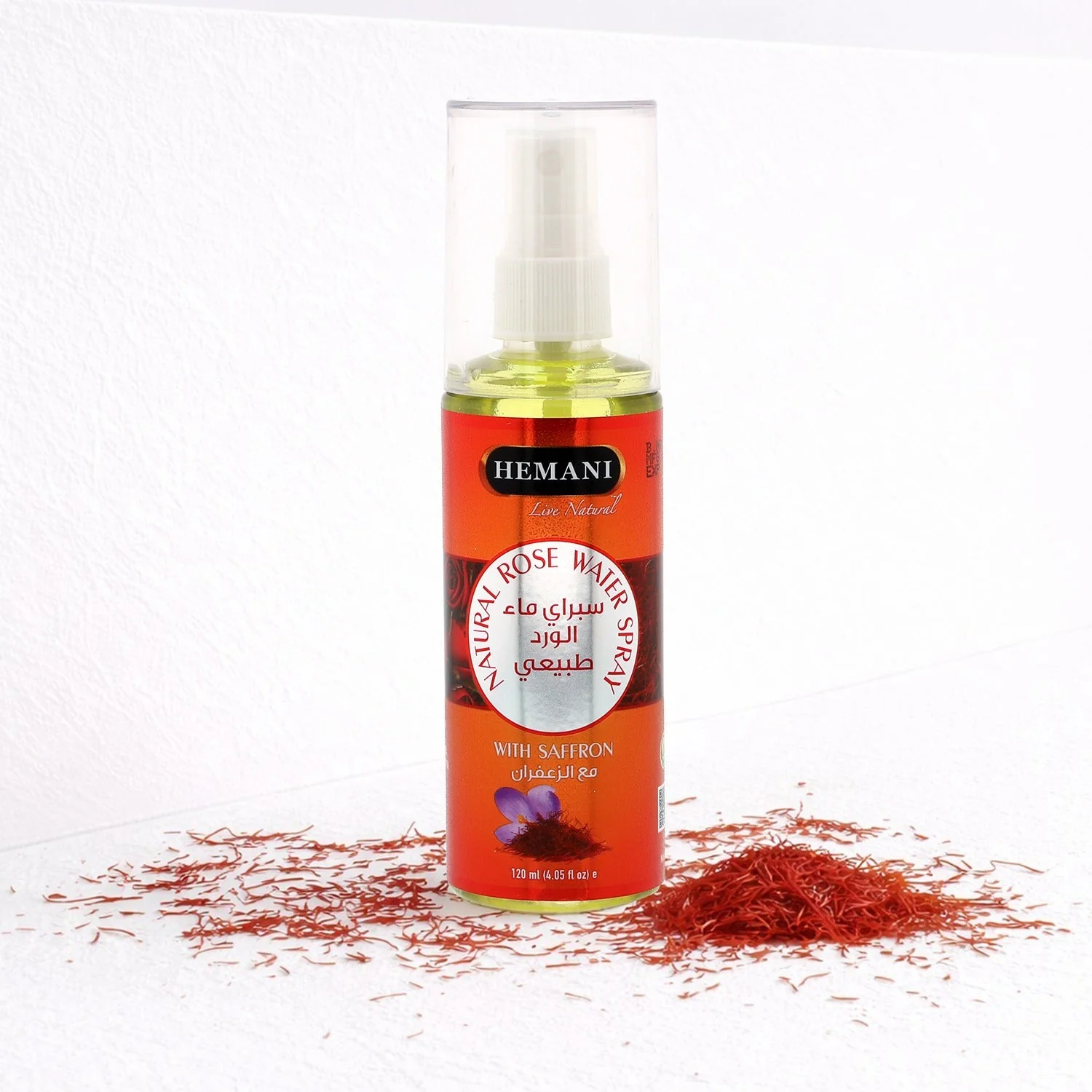 Saffron Rose Water Spray 120ml - Image 2