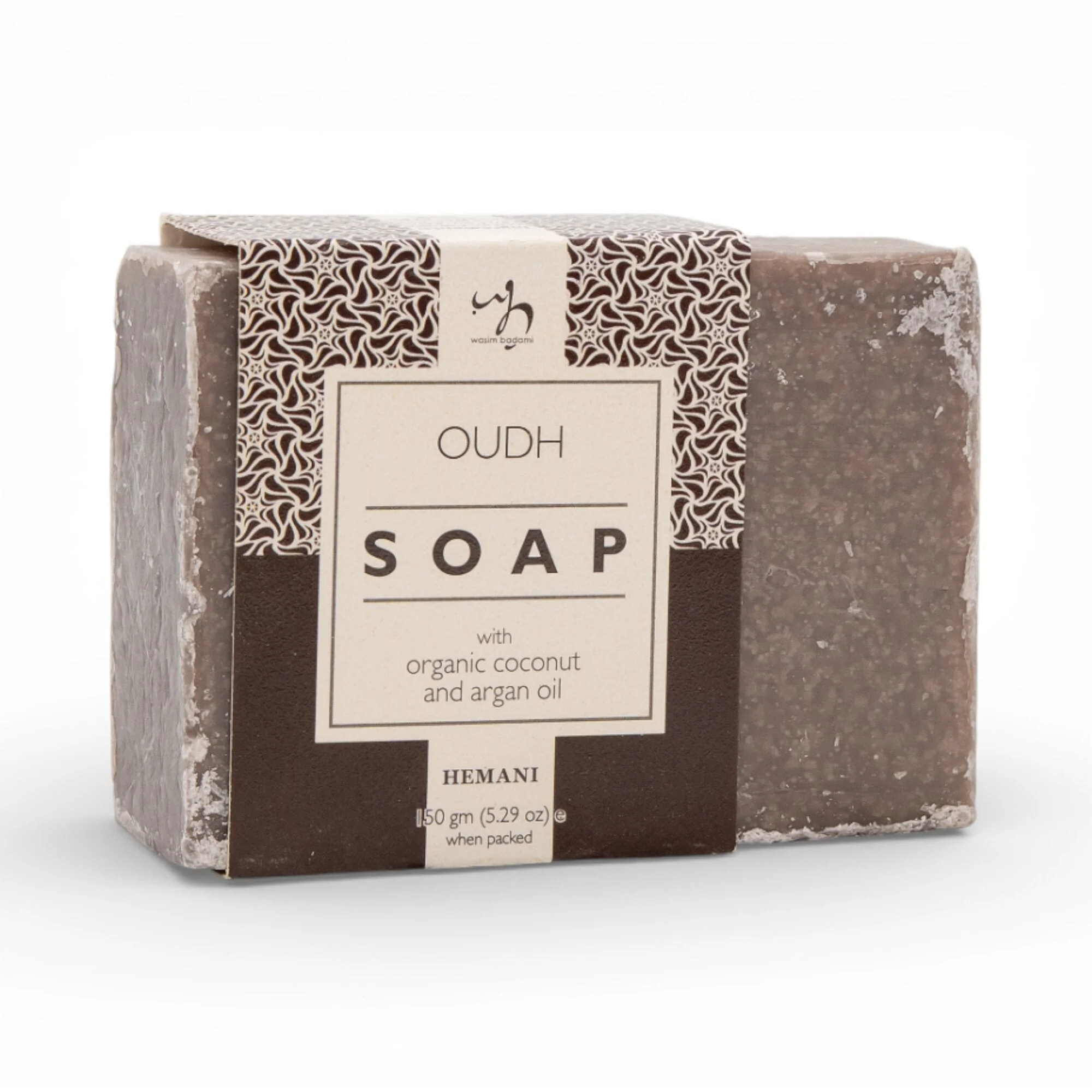 Soap with Organic Argan & Coconut Oil - Oud 150g