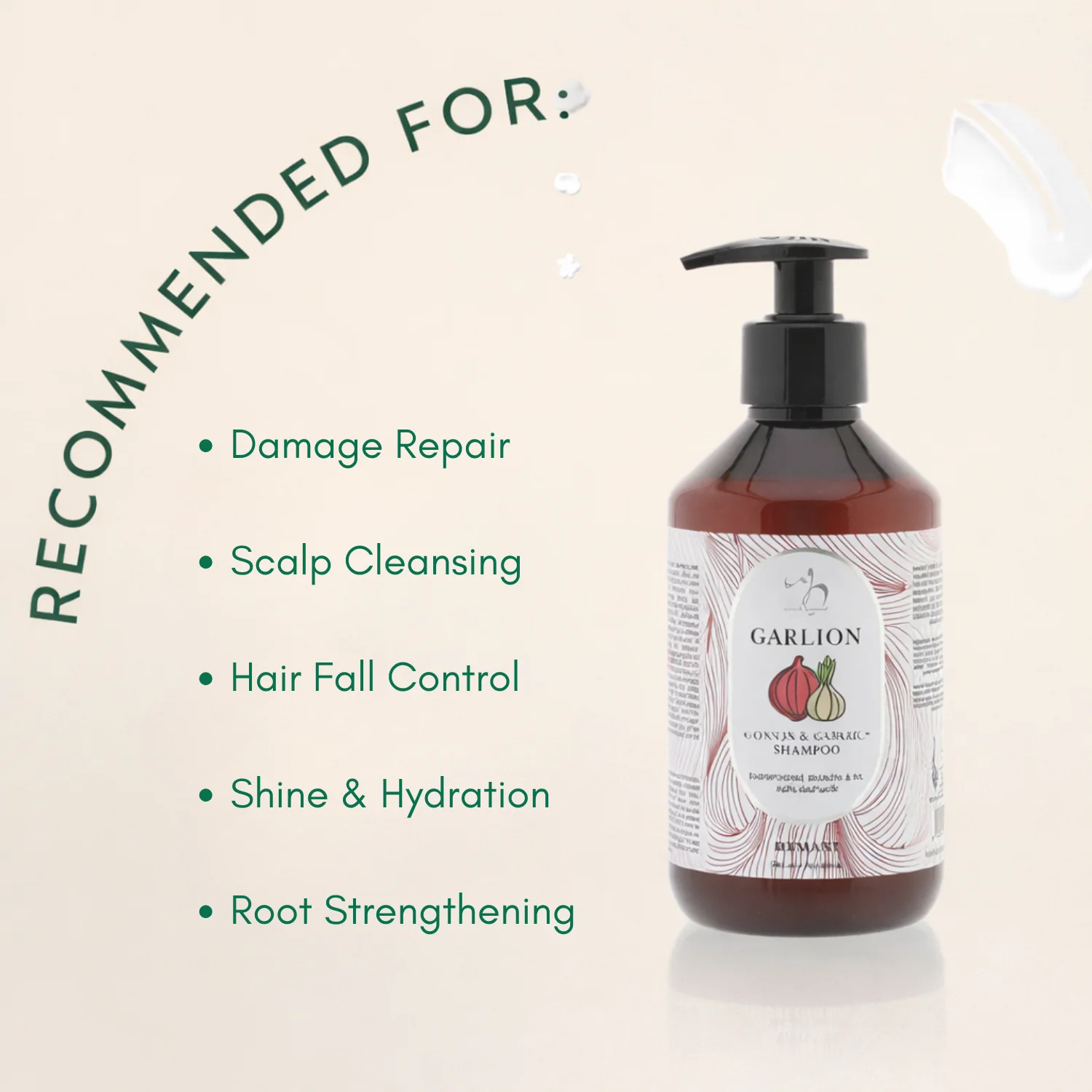 WB Garlion Shampoo with Onion & Garlic 300ml - Image 3